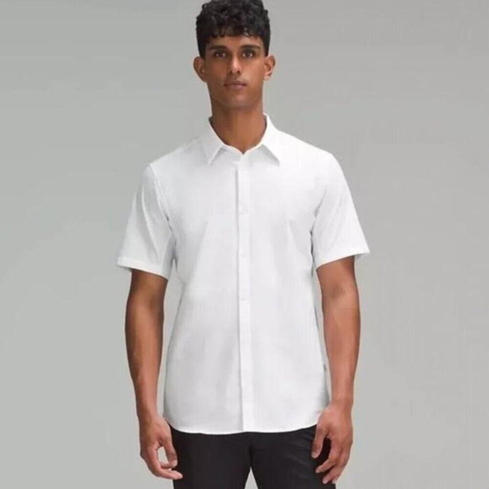 Lululemon Men’s Size XXL New Venture Short Sleeve Shirt WHT New with Tags